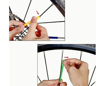 36x RURKI ODBLASKOWE ODBLASKI NA SZPRYCHY ROWER UNIWERSALNE 3-KOLORY ZESTAW