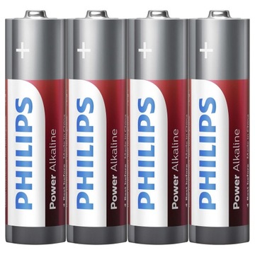 Baterie LR6 AA PHILIPS Power Alkaline blister 4szt
