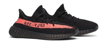 Adidas Buty męskie sportowe Yeezy 350 v2 Core Black Red r. 44