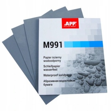 APP Papier ścierny wodny P150 Na wodę Na mokro