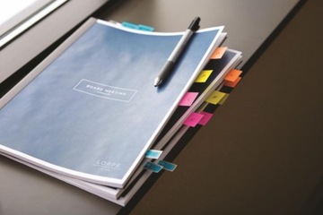 Таблички-таблички синие 25х43мм х50 шт.