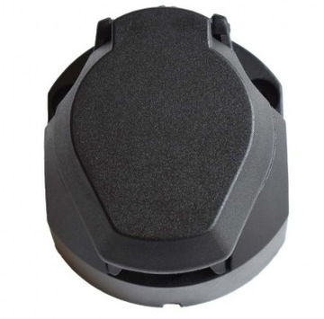 GNIAZDO HAKA PRZYCZEPY 13 PIN 12V + OSŁONA GUMOWA