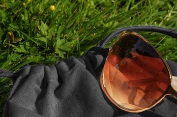 WORECZEK BAWEŁNIANY 25x30 CZARNY 220g Wielorazowy NA ZAKUPY na Drobiazgi