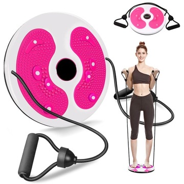 TWISTER OBROTOWY Z LINKAMI MASAŻER 28CM NA TRENING AEROBOWY 150KG 28*3.5CM