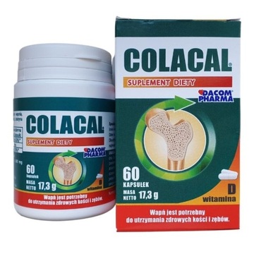 Gorvita Colacal Wapń ze skorupek jajek naturalny 60 kaps.