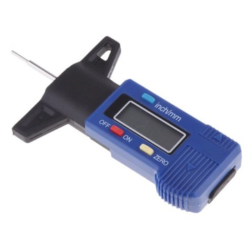 Cyfrowy miernik głębokości bieżnika opon samochodowych/motocyklowych LCD
