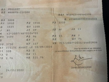 Peugeot 3008 I Crossover Facelifting 1.2 PureTech 130KM 2016 Peugeot 3008 1.2 PureTech 130KM GPF Stop &amp; Start Allure Business-Paket 2016, zdjęcie 5