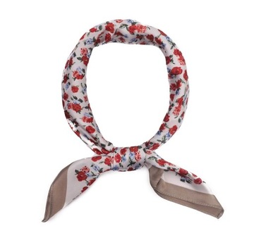 GAWROSZKA БАНДАНА МАЛЕНЬКИЙ ШАРФ с цветами