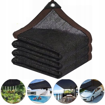 2X3M SIATKA CIENIUJĄCA OSŁONA PRZECIWSŁONECZNA DO OGRODU, PERGOLI, ROŚLIN