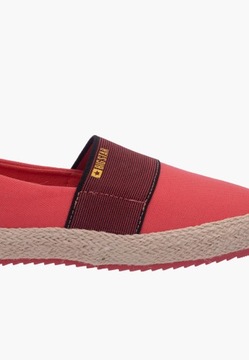 Espadryle Damskie BIG STAR Buty wsuwane różowe 39