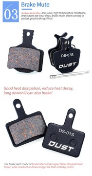 Колодки дискового тормоза велосипеда Гидравлические колодки дискового тормоза велосипеда полуметаллические