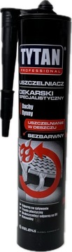 Uszczelniacz dekarski 280ml bezbarwny TYTAN do -10°C, malowalny, na mokre
