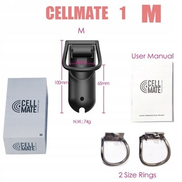 QIUI Cellmate 1 2 Chastity Electric Shock Pen
