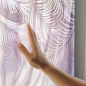 ГОТОВАЯ ШТОРА 140х250 ОКРАШЕННАЯ ВУАЛЬ С УЗОРОМ ЛЯГУШКИ 197