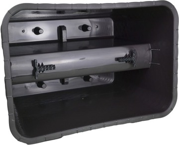 Балюстрадный горшок из ротанга Prosperplast 40 см Перила Umbra Ratolla