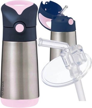 B.BOX TERMOBUTELKA TERMOS KUBEK SŁOMKA 350ML 12M+