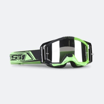 Очки Just1 Iris Carbon Fluo Green Mirror