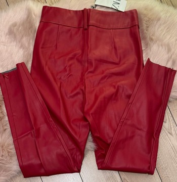 Zara czerwone spodnie rozmiar M / 38