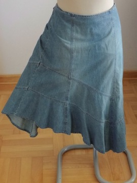 Spódnica Damska Jeans Dżinsowa R.42