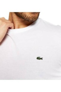 Lacoste koszulka biała męski t-shirt bawełniany, Rozmiar XXL