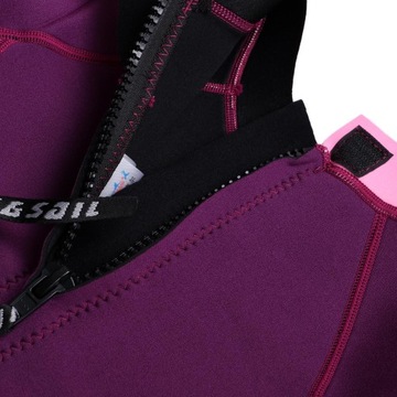 Пляжный купальник из неопрена и нейлона Full Black Pink S