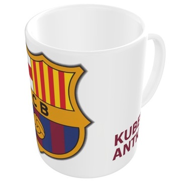 FC BARCELONA KUBEK + IMIĘ na Prezent