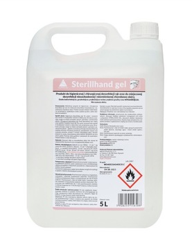 ŻEL DO DEZYNFEKCJI RĄK 5l 5000ml STERILLHAND GEL