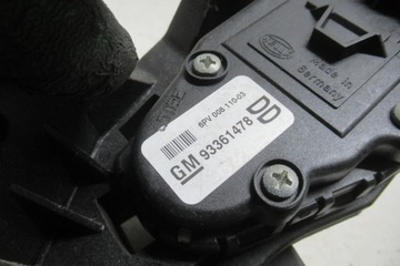 OPEL MERIVA A 1.6 04R ПЕДАЛЬ ГАЗА 93361478DD