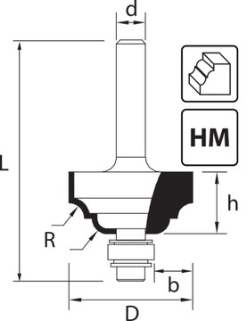 ХВОСТОВИК РЕЗКИ ПО ДЕРЕВО 8 ММ