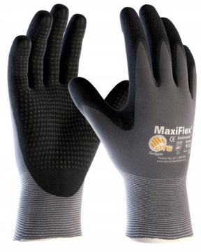 Rękawice robocze MaxiFlex DOPASOWANE precyzyjne LEKKIE do prac manualnych