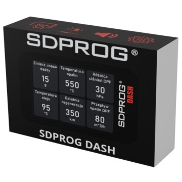 Monitor parametrů Dpf Sdprog Dash K2 rozhraní Sdprog Obd Pro Kia Hyundai