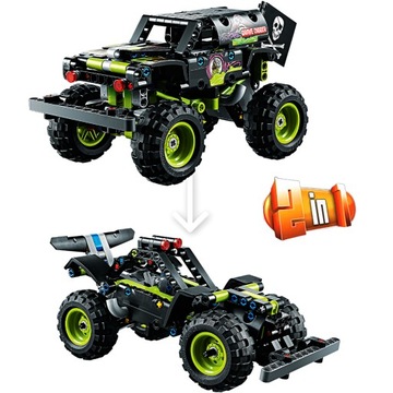 LEGO TECHNIC MONSTER JAM Могильщик 42118 2В1
