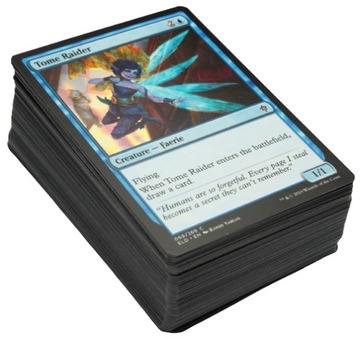 Набор MTG из 100 синих оксидированных карт