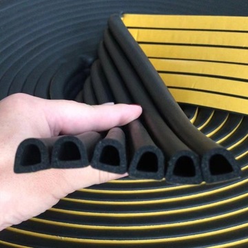 УПЛОТНИТЕЛЬ ДЛЯ ОКОН, ДВЕРНОЙ КОРОБКИ, ЛЕНТА САМОКЛЕЯЩАЯСЯ УПЛОТНИТЕЛЬНАЯ 1м