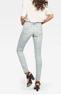 G-STAR RAW DAMSKIE JEANSY LYNN SKINNY 24/30 AAA