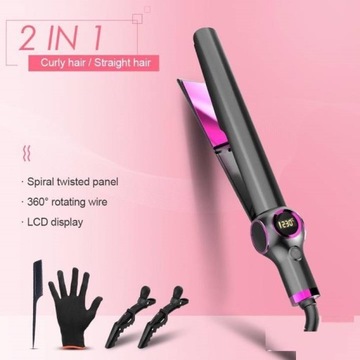 Выпрямитель для волос 2в1 Curls LCD hair
