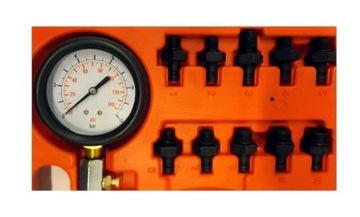 TESTER CIŚNIENIA OLEJU 0-10BAR 10 ADAPTERÓW