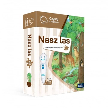Albik - Czytaj z Albikiem - Puzzle Nasz las