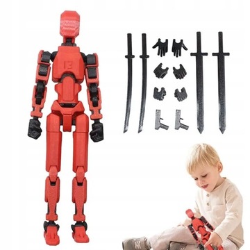 T 13 Figura Akcji Figurki Złącze Ruchome Zabawki DIY Robot Lalka Model