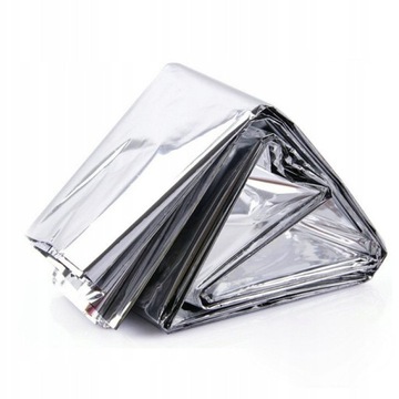 ТЕРМОАВАРИЙНОЕ ОДЕЯЛО СПАСАТЕЛЬНАЯ ФОЛЬГА NRC 160X210 12 ШТ.