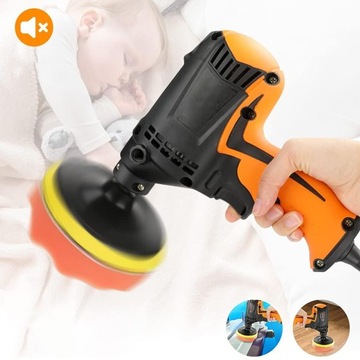 POLERKA SAMOCHODOWA COMPACT+ 14XGĄBK+ PAPIER ŚCIERNY*5