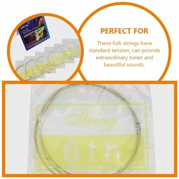 Струны для народной классической гитары Steel Metal