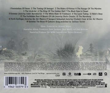 Властелин колец, две башни, саундтрек [CD]