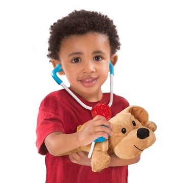 Набор «Ветеринар» с талисманами Мелиссой и Дугом, игрушка для трехлетнего ребенка.