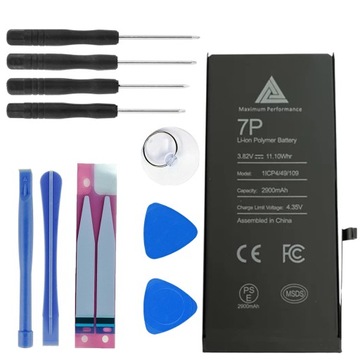 BATERIA Do Telefonu APPLE IPHONE 7 PLUS 2900 mAh MPD + ZESTAW MONTAŻOWY