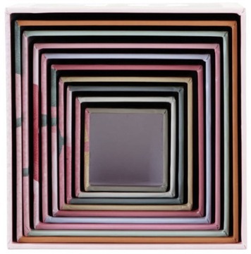 МАЛЕНЬКИЕ ГОЛЛАНДСКИЕ КАРТОННЫЕ БЛОКИ БАШНЯ-ПИРАМИДА