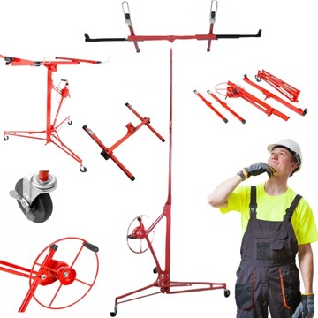 PODNOŚNIK DO PŁYT GK REGIPSÓW GIPSOWO-KARTONOWYCH GIPSOWYCH 140-350 cm !