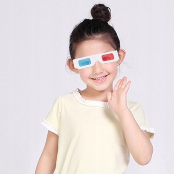OKULARY TELEWIZYJNE 3D ANAGLYF TEKTURA