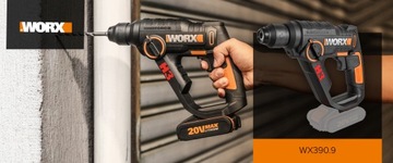 Аккумуляторная ударная дрель WORX WX390.9 20 В 1,2 Дж