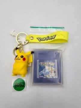 POKEMON BLUE ВЕРСИЯ ОРИГИНАЛ + БЕСПЛАТНЫЙ БРЕЛОК ДЛЯ КЛЮЧЕЙ